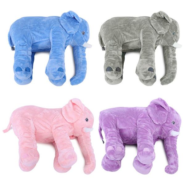 

cartoo elephant pillow sleeping back cushion stuffed soft appease elephant playmate calm birthday gift for kids
