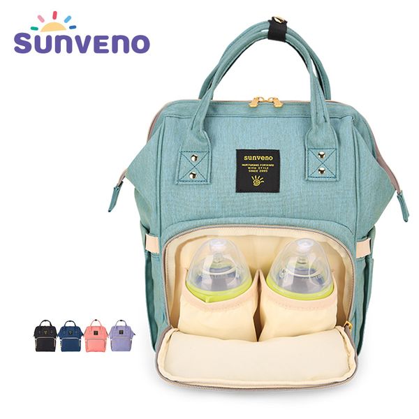 

sunveno fashion diaper bag multi-function maternity nappy bag brand baby m/s sizetravel backpack nursing baby care