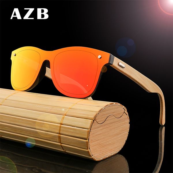 

2018 wood sunglasses men polarized wooden women mirror square retro brand bamboo sun glasses polar for male gafas de sol mujer, White;black