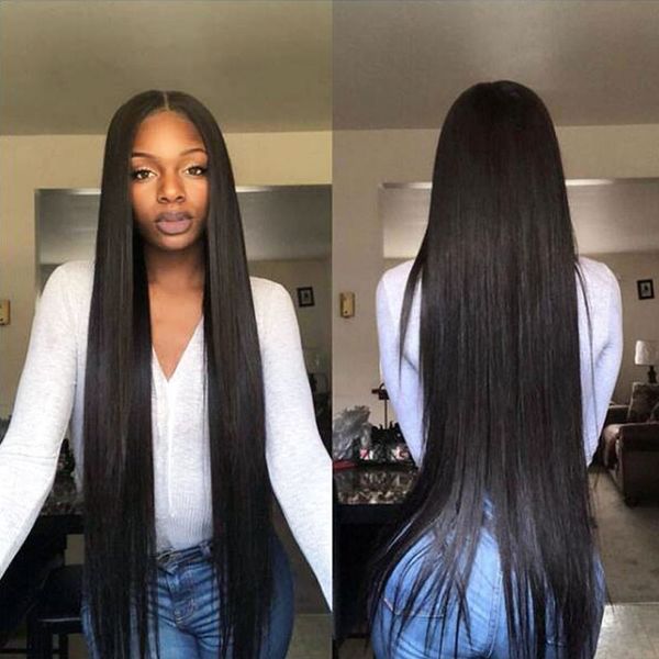 Brazilian Straight Human Hair Weaves 3 Bundles 8 30 Inch 100 Remy