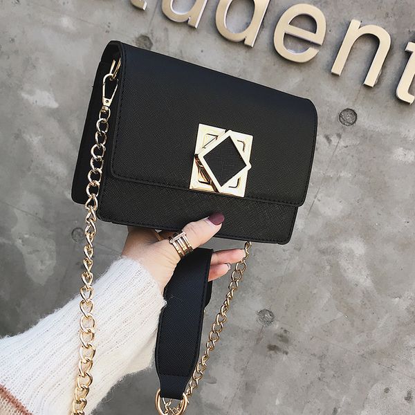 

Designer Leather Shoulder Messenger Plain bags High Quality Cross body purse Luxury Women Female Hanyou//8