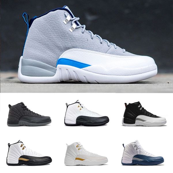 

2019 Man Basketball Shoes Man 12 12s French Blue CP3 CNY TAXI wings Playoff WNTR Flu Game Wool Sale Mens sport Sneakers 40-47