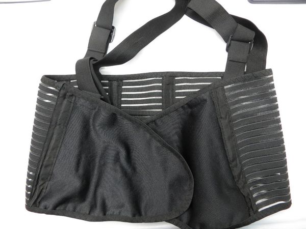 

posture corrector back support belt elastic belt #st029, Black;gray