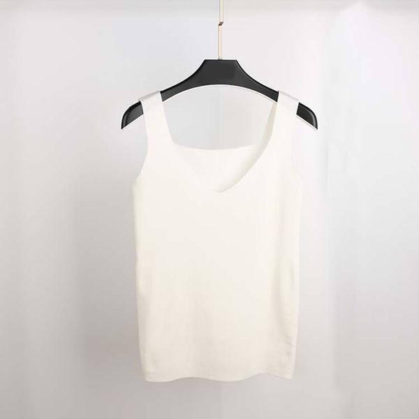 

Cotton Sexy Crop Top Knitted Summer Tank Top Women Blouse Sleeveless V Neck Top Female T -Shirt Vest Casual Camis Streetwear