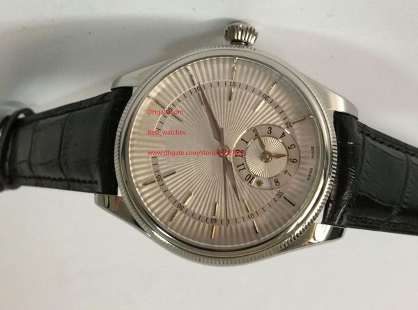 

luxury watches sapphire 40mm 50529 men's watch watches automatic mechanical white dial men watch watches, Slivery;brown
