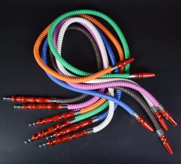 Più nuovo colorato colorato shisha cavela shisha hose mounthpiece di alta qualità design unico facile da pulire la vendita calda multipli usi bei colori dhl gratis