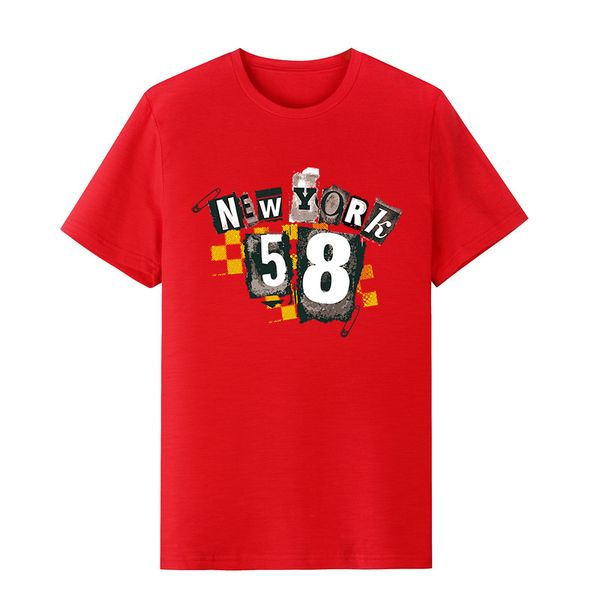 

normen men's 95% cotton fashion printed t-shirt round neck short sleeve casual tees shirts hip hop streetwear tshirt summer, White;black