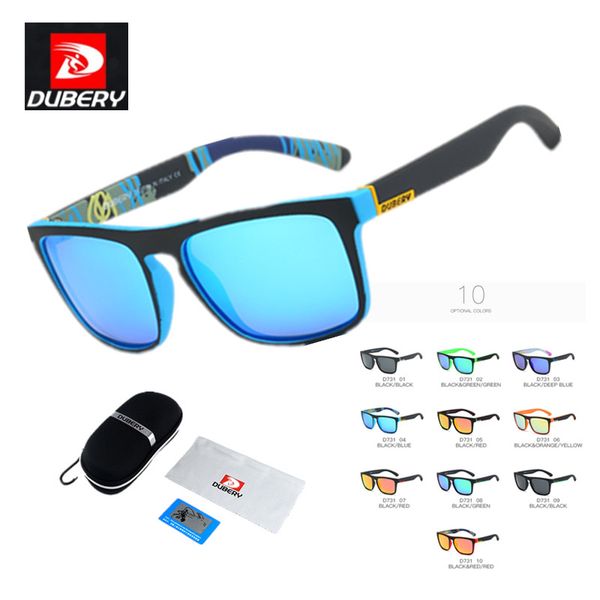 

dubery uv400 polarized 10colors cycling sunglasses outdoor sports mtb hiking goggles men women bicycle glasses oculos ciclismo