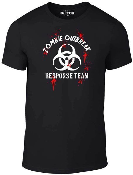 zombie response team t shirt Skull Halloween Fancy Dress Tshirt  Funny Tshirt