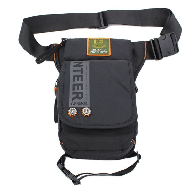 

new men waterproof oxford travel motorcycle cross body messenger shoulder hip belt bum fanny pack waist thigh leg drop bag