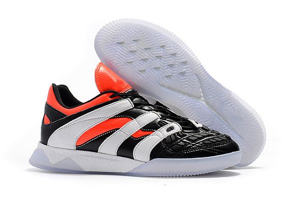 

Оригинальный Хищник ускоритель электричество римейк FG бутсы синий красный футбо