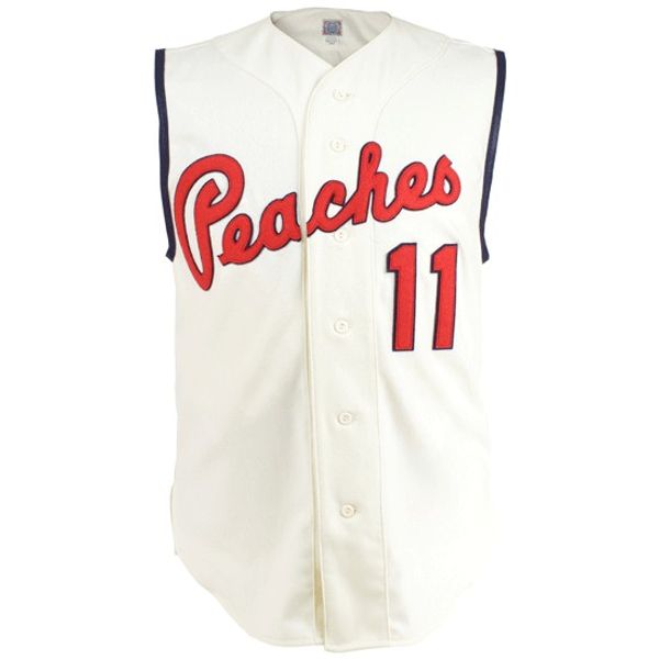 

Macon Peaches 1966 Home Jersey 100% Stitched Embroidery Logos Vintage Baseball Jerseys Custom Any Name Any Number Free Shipping