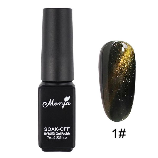 

new fashion 12colors 3d cat eye magnetic nail gel polish uv led soak off diy nail art 7ml drop shipping, Red;pink