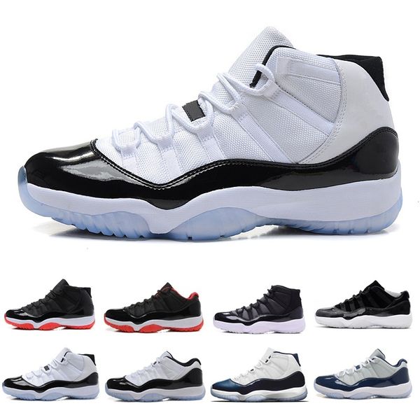 

Wholesale 11 Prom Night Gym Red Midnight Navy Black Stingray Bred Concord Space Jam Shoes 11 Mens Womens Fashion Basketball Sneaker