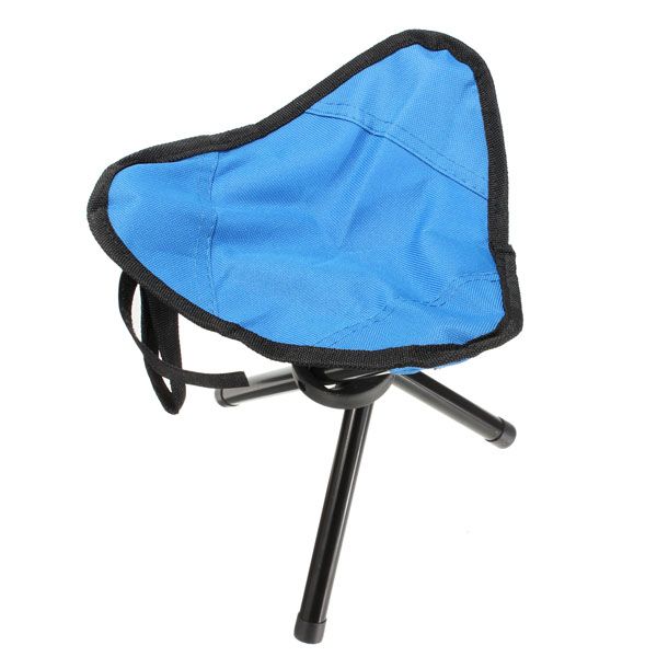 

2018 portable fishing stool 3 legged metal traveling folding fishing stool chair triangle stool