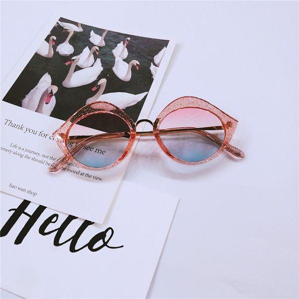 

2018 punk hip hop sunglasses women elegant glitter color sun glasses ladies vintage big frame eyewear uv400 shades with box nx, White;black