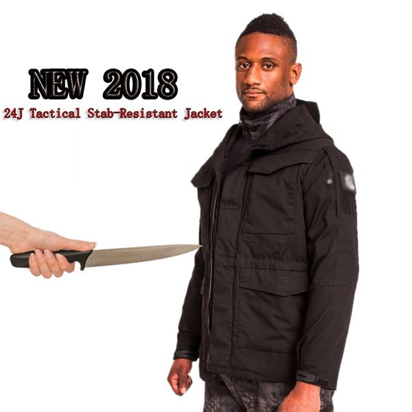 

New elf defen e anti cut outwear wat tab re i tant hooded outfit tactical cut off jacket bodyguard anti cutted clothe