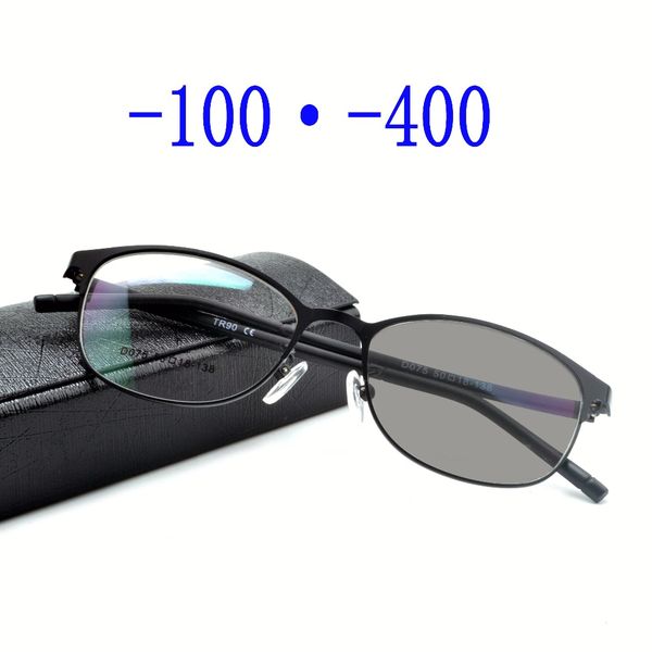 

d075 retro frame eyeglass frame tide full art glasses myopia change light shade sunglasses for men and women jw, Silver