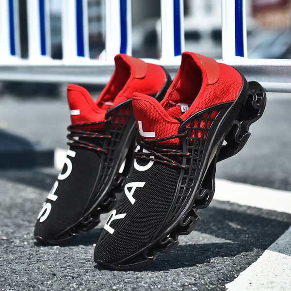 

2019 blade cushioning running shoes for men women breathable mesh outdoor sports sneakers professional athletic shoes size 36-47