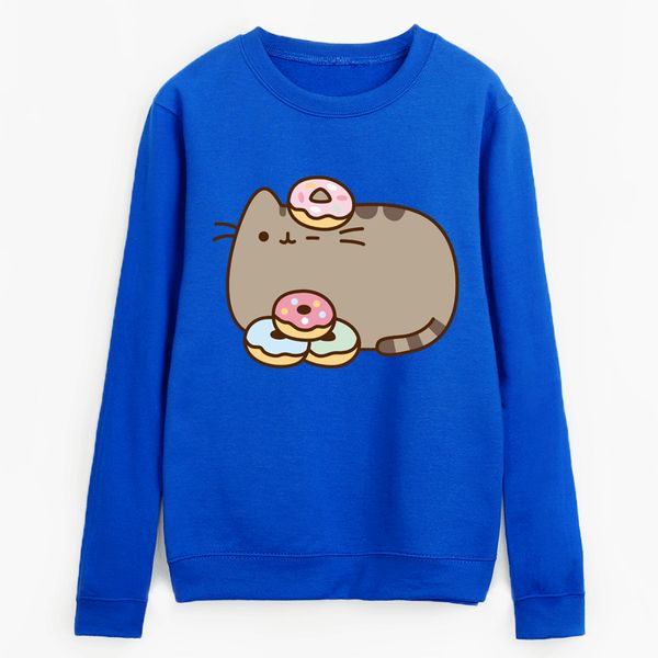 

kawaii cartoon cat clothes women white black brand tracksuits pullovers autumn fleece fleece style hoodies 2018 new sweatshirts