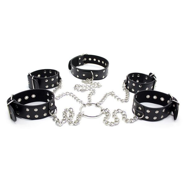 

women leather belt slave gay fetish collar hand cuffs wrist ankle games erotic couples toys for bondage men restraints