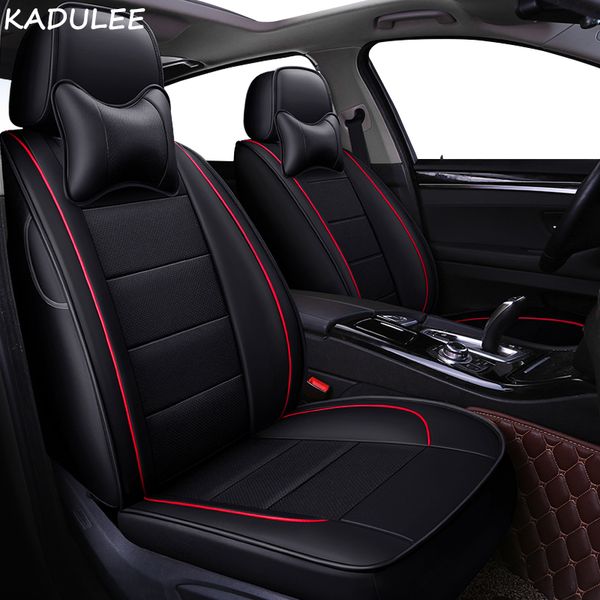 Whole Custom Leather Car Seat Covers Set For Jaguar Xf Xe Xj F Pace Type Brand Firm Soft Auto Accessories Stickers Best