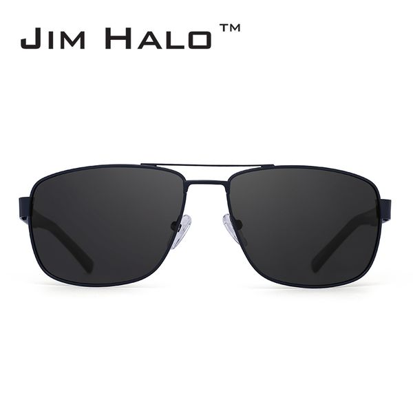 

jim halo polarized driving sunglasses metal frame square lens sun glasses men women oculos fishing hiking outdoor sports eyewear, White;black