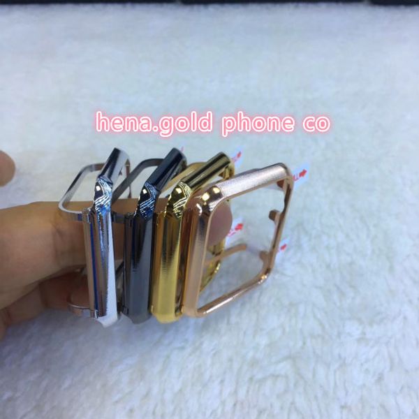 

Новый 38 42 мм смотреть кадр чехол для Apple Watch серии 1 2 3 Чехол для Apple Watch позолоченный