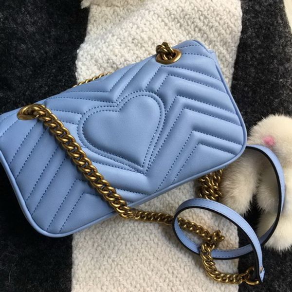 

Marmont bag 446744 26cm luxury zig zag handbag women bag de igner me enger leather bag girl houlder bag