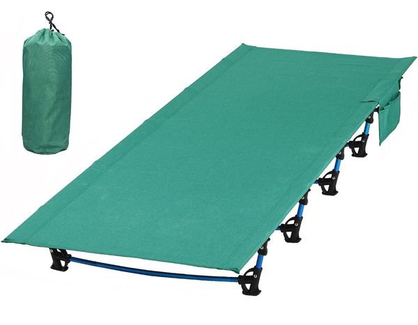 

ultralight folding tent camping cot bed, portable compact for outdoor travel, base camp, hiking, mountaineering, lightweight