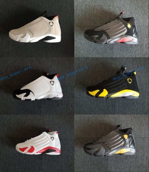 

2018 14 XIV DESERT SAND men basketball shoes 14s BRED LAST SHOT Black Toe Candy Cane Sports Shoes sneakers women boots Athletics shoe
