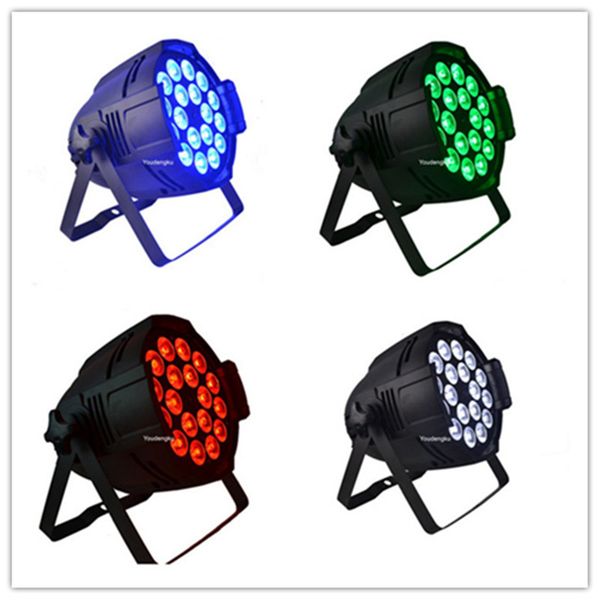 

8 pieces 18x10w rgbw par led 10w led par64 dmx led par can lot