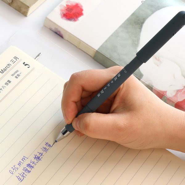 

2pcs 0.35mm cute cartoon gel pens blue ink writing pens kawaii stationery kids praise gifts school office writing supplies