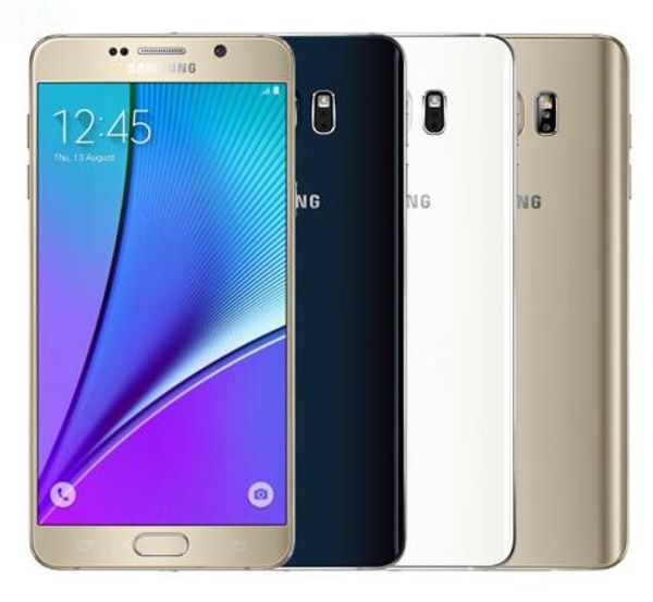 

original unlocked samsung galaxy note 5 n920a/n920t/m920p 4g android smart phone 4gb ram 32gb rom 5.7"inch octa core 16mp refurbished p