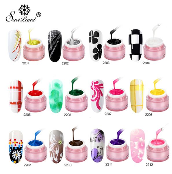 

paint gel charming pure colors uv led nail painting gel color for finger nail art design nail gel polish lacquer, Red;pink