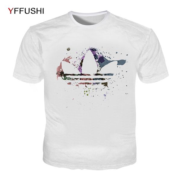 

yffushi t shirt men summer short sleeve hip hop printed t shirts men casual tees fashion streetwears plus size, White;black