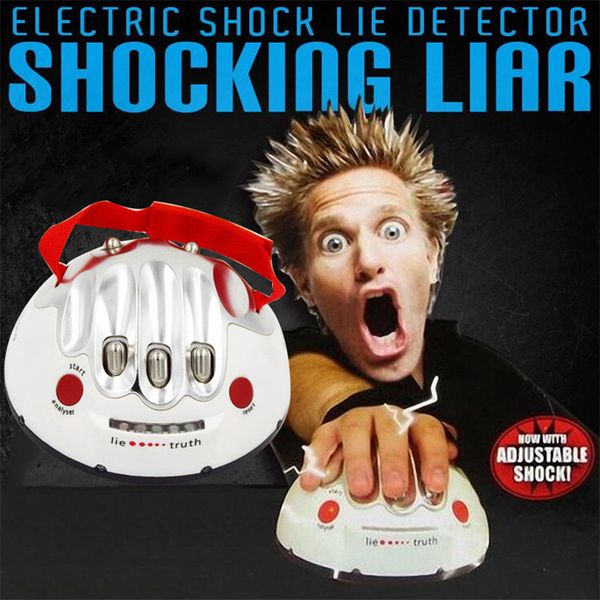 

miniature electric lie detector micro electric polygraph tricky party game machine truth adventure decompression fun toys ing