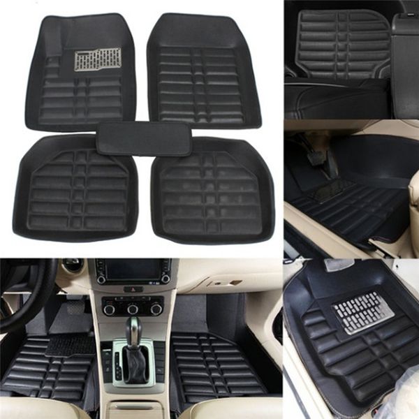 

Универсальный 5шт автомобилей Коврики Для Авто Anti-Slip Mat Красный Черный автомобиль