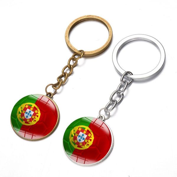 Keychain Mini rugby ball japan japanses key chain ring flag key ring cute