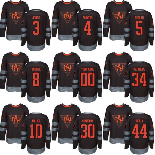 

North America 2016 World Cup of Hockey Jersey 3 Seth Jones 4 Colton Parayko 5 Aaron Ekbla 8 Jacob Trouba Custom Hockey Jerseys