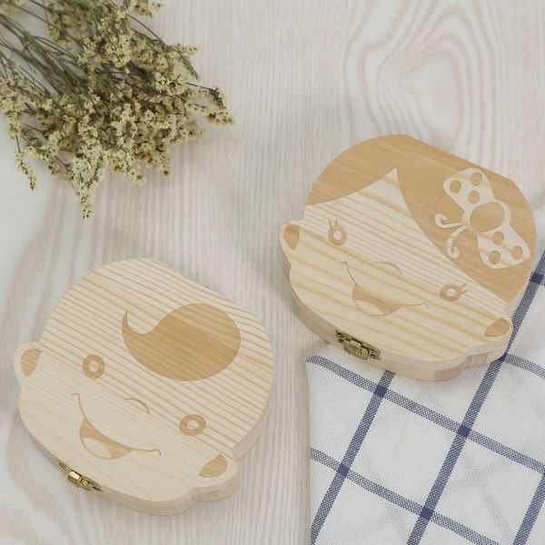 

tooth box wooden baby deciduous teeth fetal hair teeth collection box baby umbilical cord collection box 1851