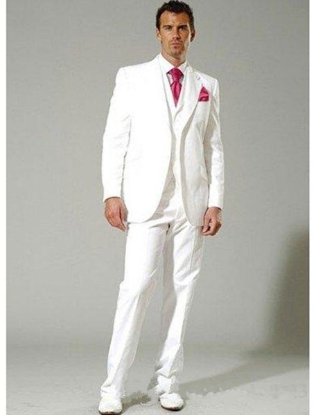 

высококачественные две кнопки белый смокинги groom нотч нагрудные groomsmen шафер костюмы мужские свадебные костюмы (куртка+брюки+жилет+галс, Black;gray