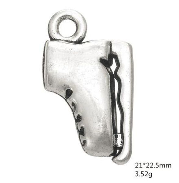 

ice skates sporty vintage charms other customized jewelry, Bronze;silver