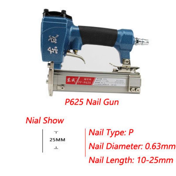 

air pin nailer 4-8 bar air stapler for grain nail 100pcs nailer length 10-25mm mosquito nail pneumatic ff-p625