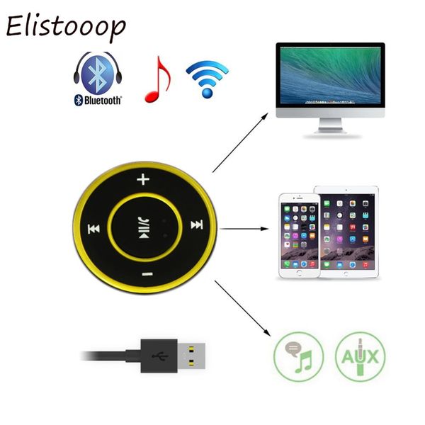 

elistooop 3.5 jack wireless bluetooth aux receiver aux bluetooth hands car handskit a2dp stereo adapter