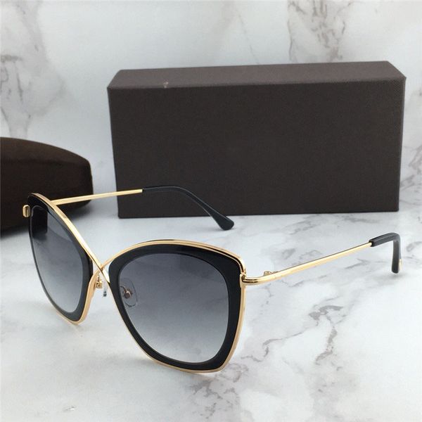 

новый модный дизайнер солнцезащитные очки 0605 кошачий глаз кадр с высоким качеством популярный стиль бестселлер защиты очки уф 400 объектив, White;black