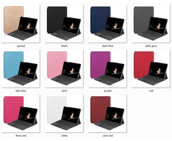 

slim magnetic stand flip cover good pu leather case for microsoft surface go 10 inch tablet protective skin shell 50pcs