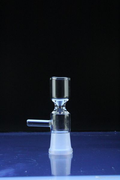 arco di vetro 14mm o 19mm Femmina Pinch Bowl con Manico Direct Inject Snapper 14.5mm 18.8mm Femmina Ciotola di Vetro