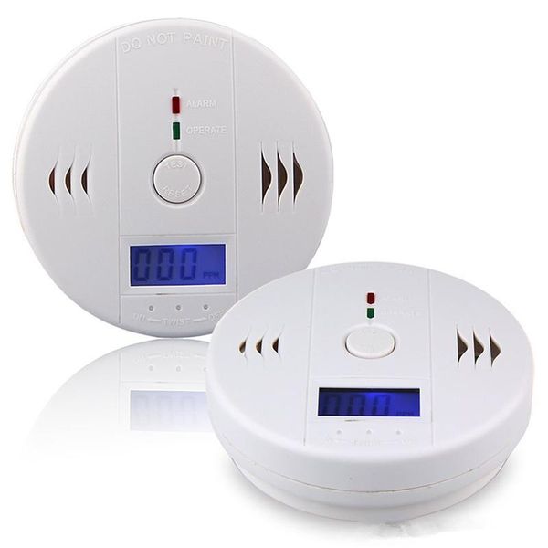

co carbon monoxide tester alarm warning sensor detector gas fire poisoning detectors lcd display security surveillance home safety alarms