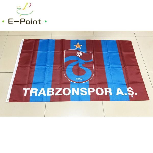 

Турция Trabzonspor A. S. 3*5ft (90 см*150 см) полиэстер флаг баннер украшения летающих домой сад флаг праздничные подарки